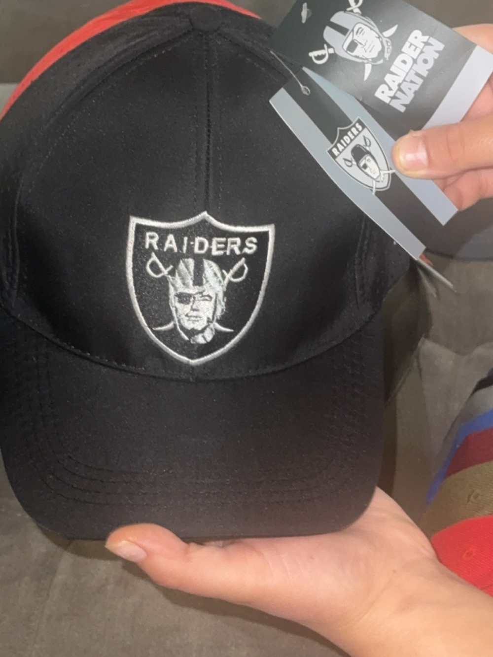 Riders by Lee Black Baseball Cap men, women kids adjustable one size fit tall